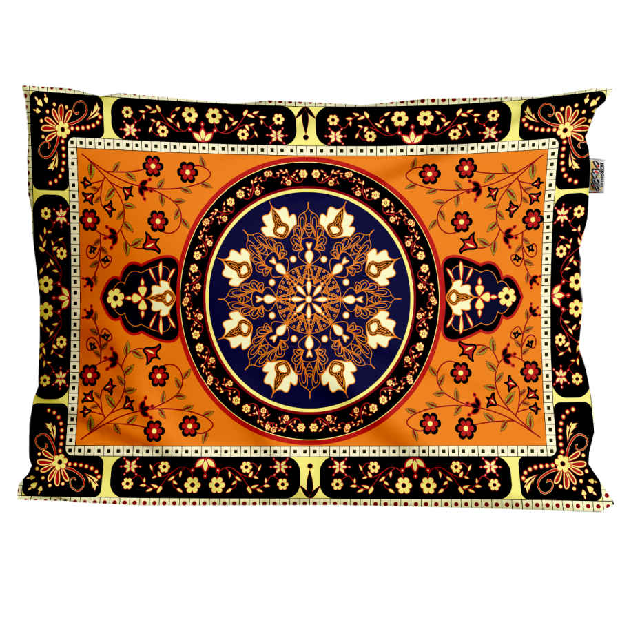 Taie d’oreiller en velours persan – Taille standard modèle Doran – Exquise et moelleuse (x2)