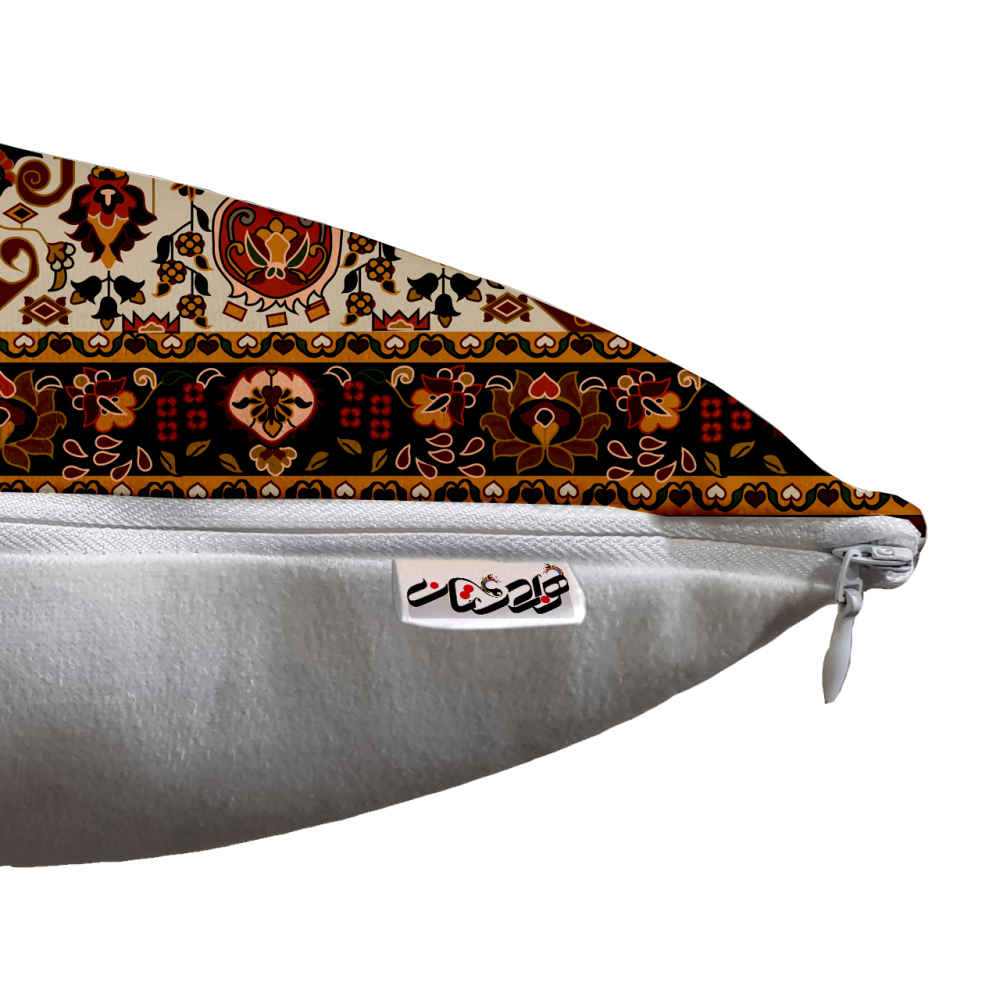 Taie d’oreiller en velours persan – Taille standard modèle Farsh – Luxueuse et élégante (x2)