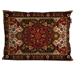 Taie d’oreiller en velours persan – Taille standard modèle Farsh – Luxueuse et élégante (x2)
