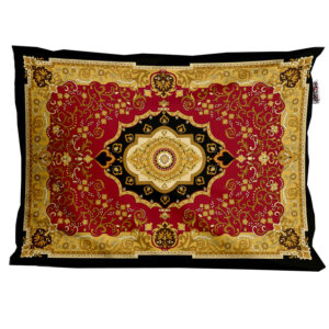 Taie d’oreiller en velours persan – Taille standard modèle Janat – Élégante et confortable (x2)
