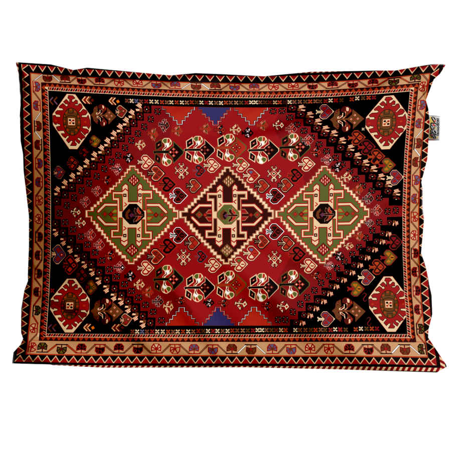 Taie d’oreiller en velours persan – Taille standard modèle Karin – Élégante et douillette (x2)