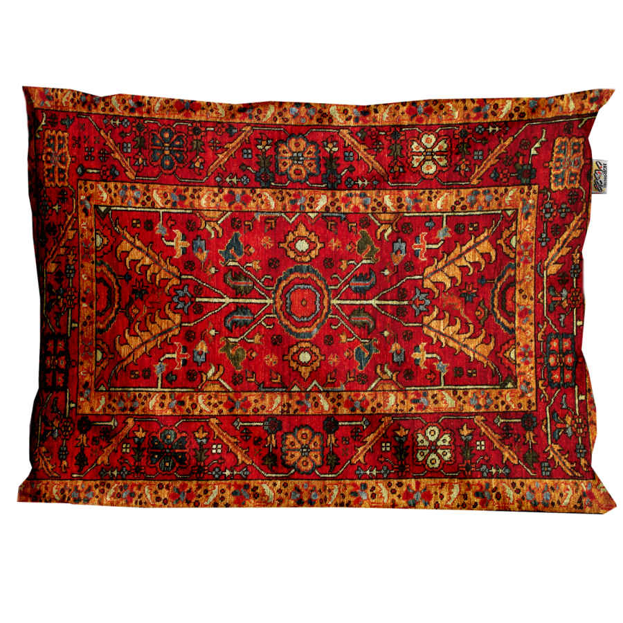 Taie d’oreiller en velours persan – Taille standard modèle Panah – Design raffiné (x2)