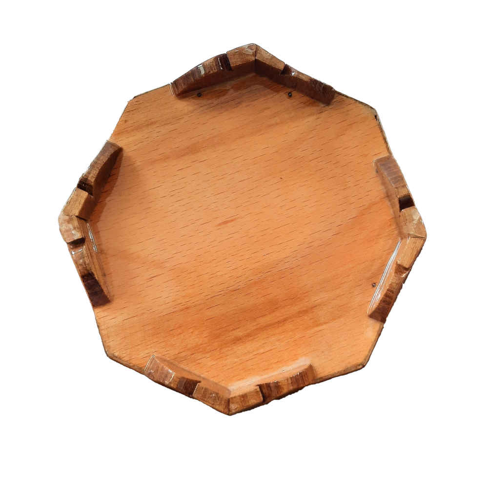 Corbeille à papier en bois persan – Motif Helal en Khatamkari