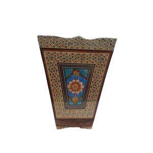 Corbeille à papier en bois persan – Modèle Mahsa en Khatamkari