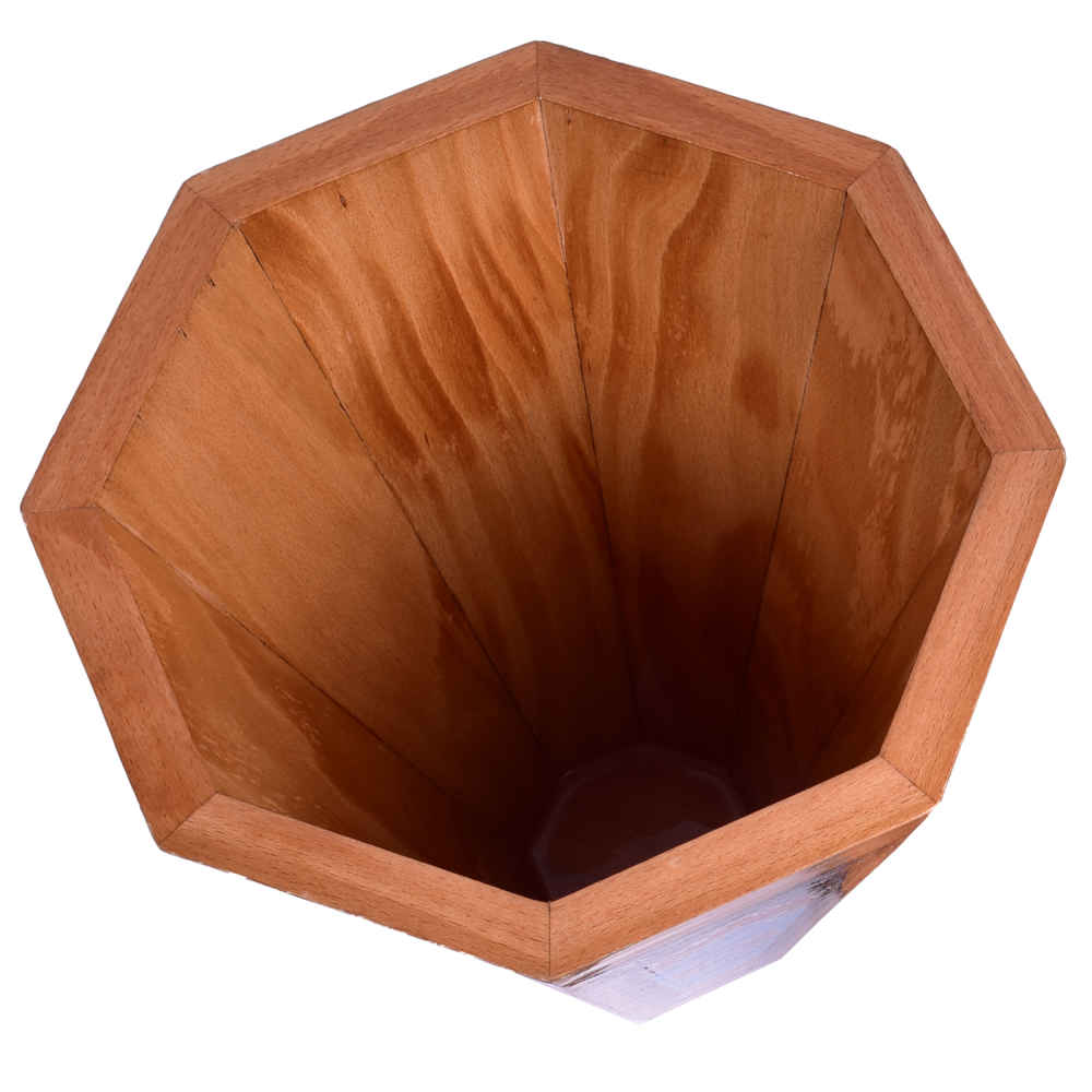 Corbeille à papier en bois persan – Motif Shekar en Khatamkari