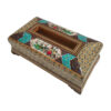 Ensemble corbeille et boîte à mouchoirs – Khatamkari modèle Houz