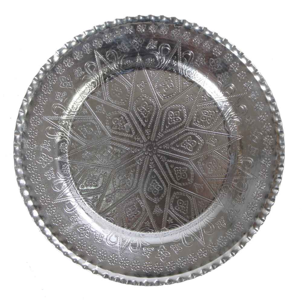 Assiette de vaisselle en cuivre persan - Modèle Bijan