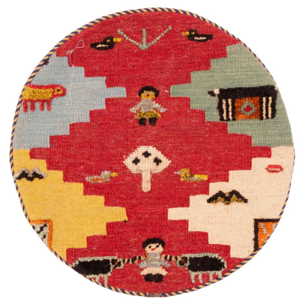 Housse de Coussin Kilim Persan - Modèle Kiana Tissé à la Main