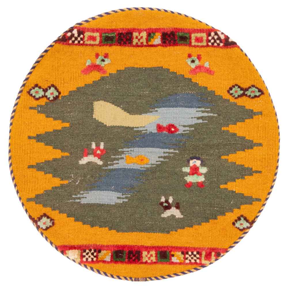 Housse de Coussin Kilim Persan - Modèle Rima Tissé à la Main