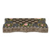 Plateau d'Échecs en Marqueterie Incrustée en Bois Persan Modèle Floral