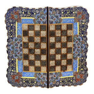 Plateau d’Échecs Khatamkari Persan Modèle Foad