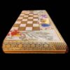 Plateau d'Échecs en Marqueterie Incrustée en Bois Persan Modèle Leyli