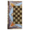 Plateau d'Échecs en Marqueterie Incrustée en Bois Persan Modèle Sadaf
