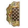 Plateau d'Échecs Khatamkari Persan Modèle Tasheir