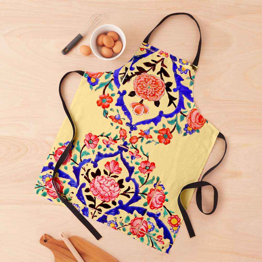 Tablier de Cuisine en Lin Persan Modèle Asal