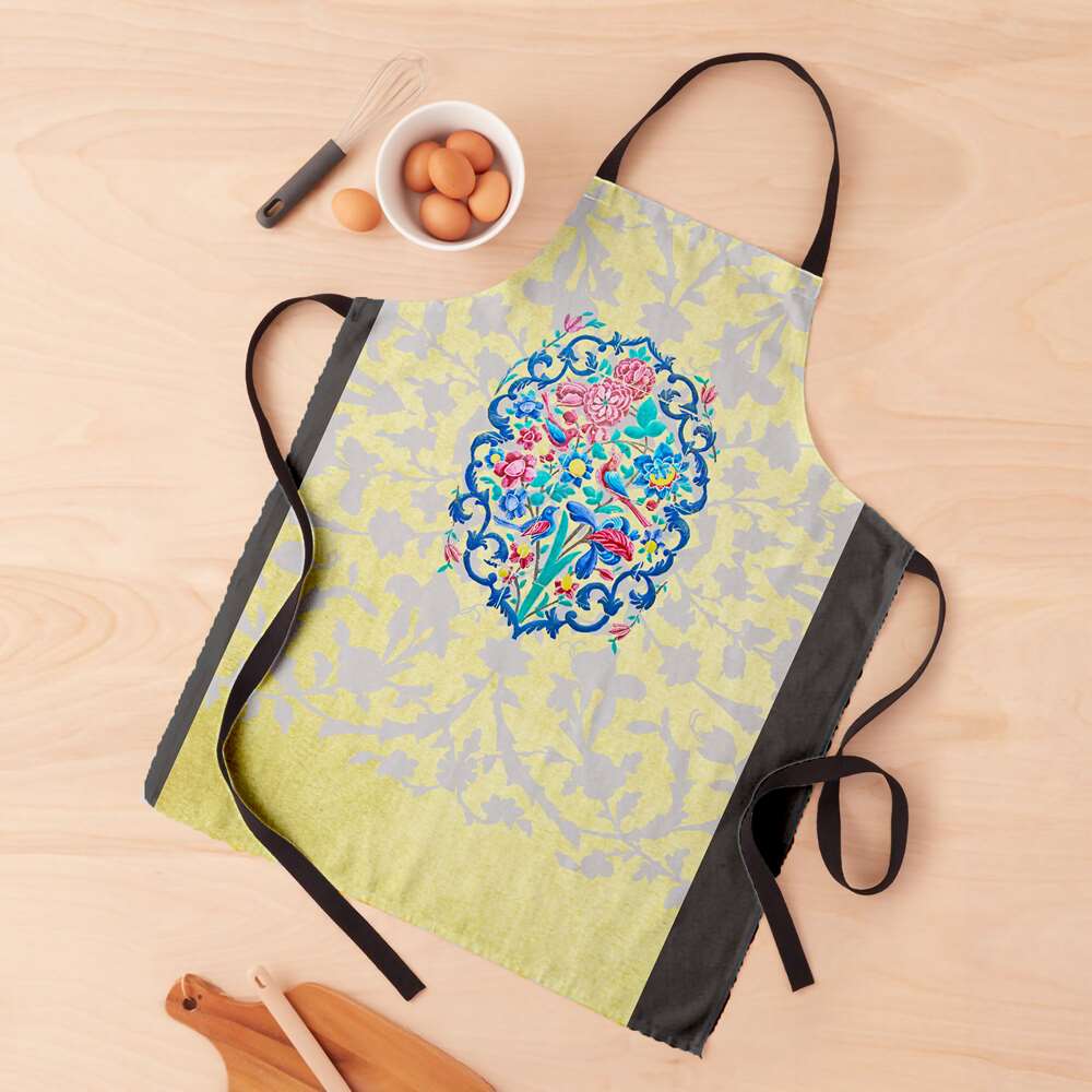 Tablier de Cuisine en Lin Persan Modèle Parandeh