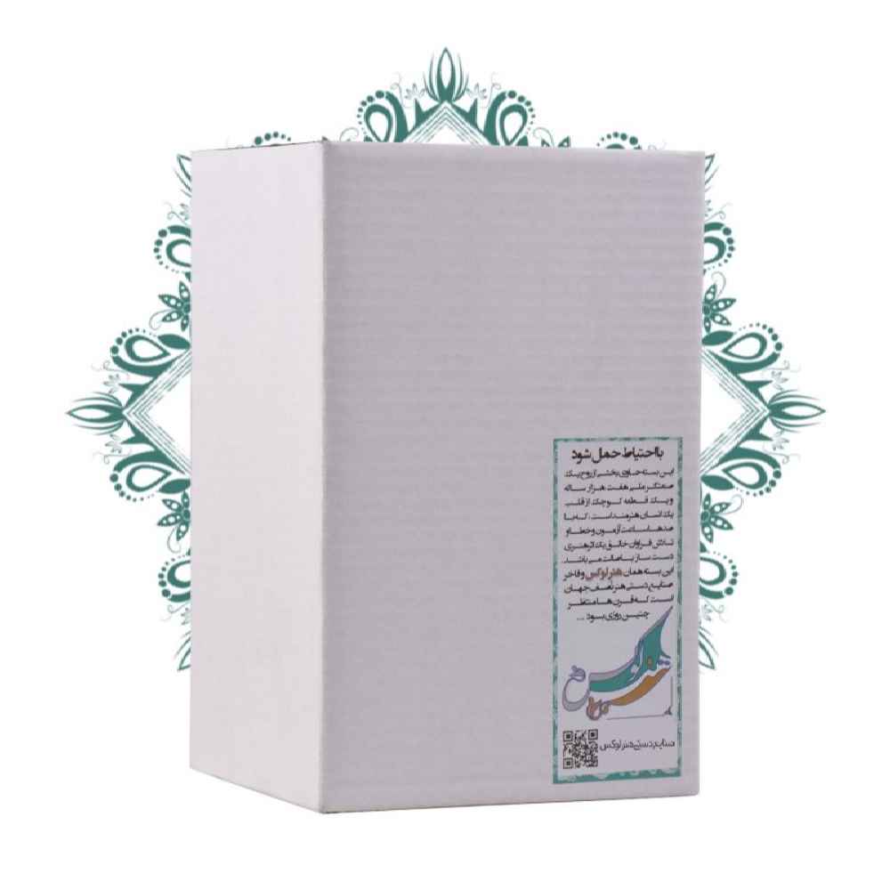 Vase en cuivre décoratif peint à la main avec émail Minakari persan Luxury