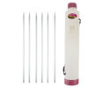 Ensemble de Gril à Charbon de Bois Portable Barbecue de Table - Acier Inoxydable & Brochettes
