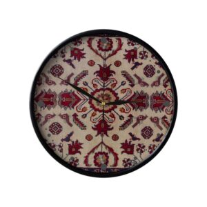 Horloge murale analogique inspirée de la Perse avec motif – Dorsa