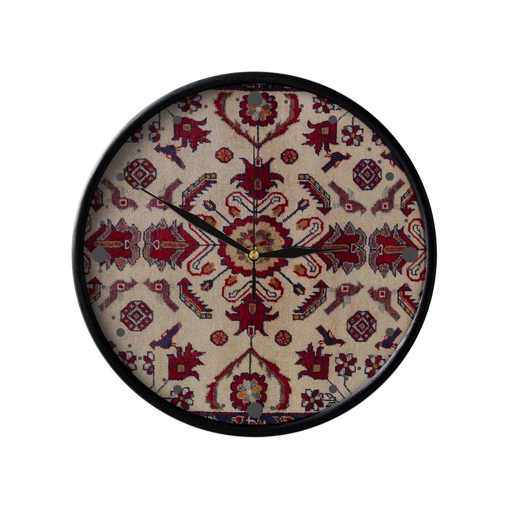 Horloge murale analogique inspirée de la Perse avec motif - Dorsa