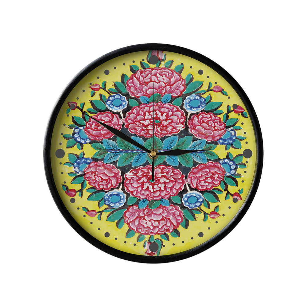 Horloge murale analogique inspirée de la Perse avec motif - Farang