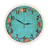 Horloge murale analogique inspirée de la Perse avec motif - Firoozeh