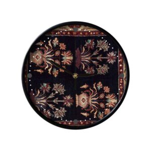 Horloge murale analogique inspirée de la Perse avec motif – Ghalicheh