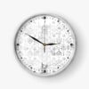 Horloge murale analogique inspirée de la Perse avec motif - Jelveh
