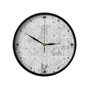 Horloge murale analogique inspirée de la Perse avec motif – Jelveh
