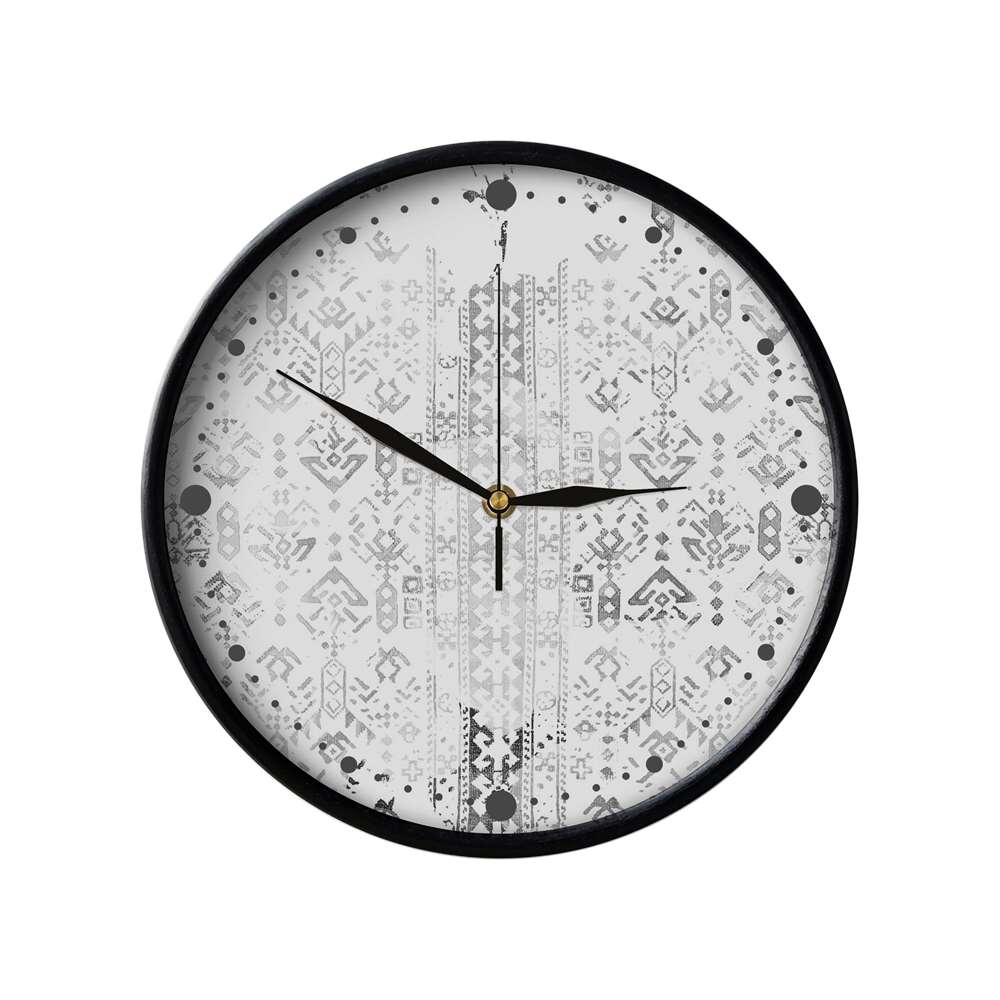 Horloge murale analogique inspirée de la Perse avec motif - Jelveh