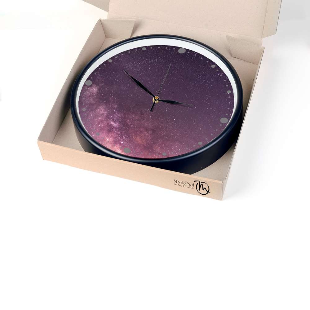 Horloge murale analogique inspirée de la Perse avec motif – Kahkeshan