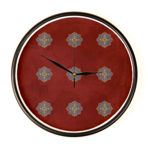 Horloge murale analogique inspirée de la Perse avec motif – Melisa