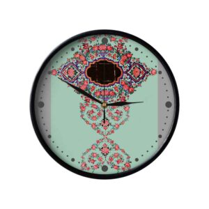 Horloge murale analogique inspirée de la Perse avec motif – Nojavan