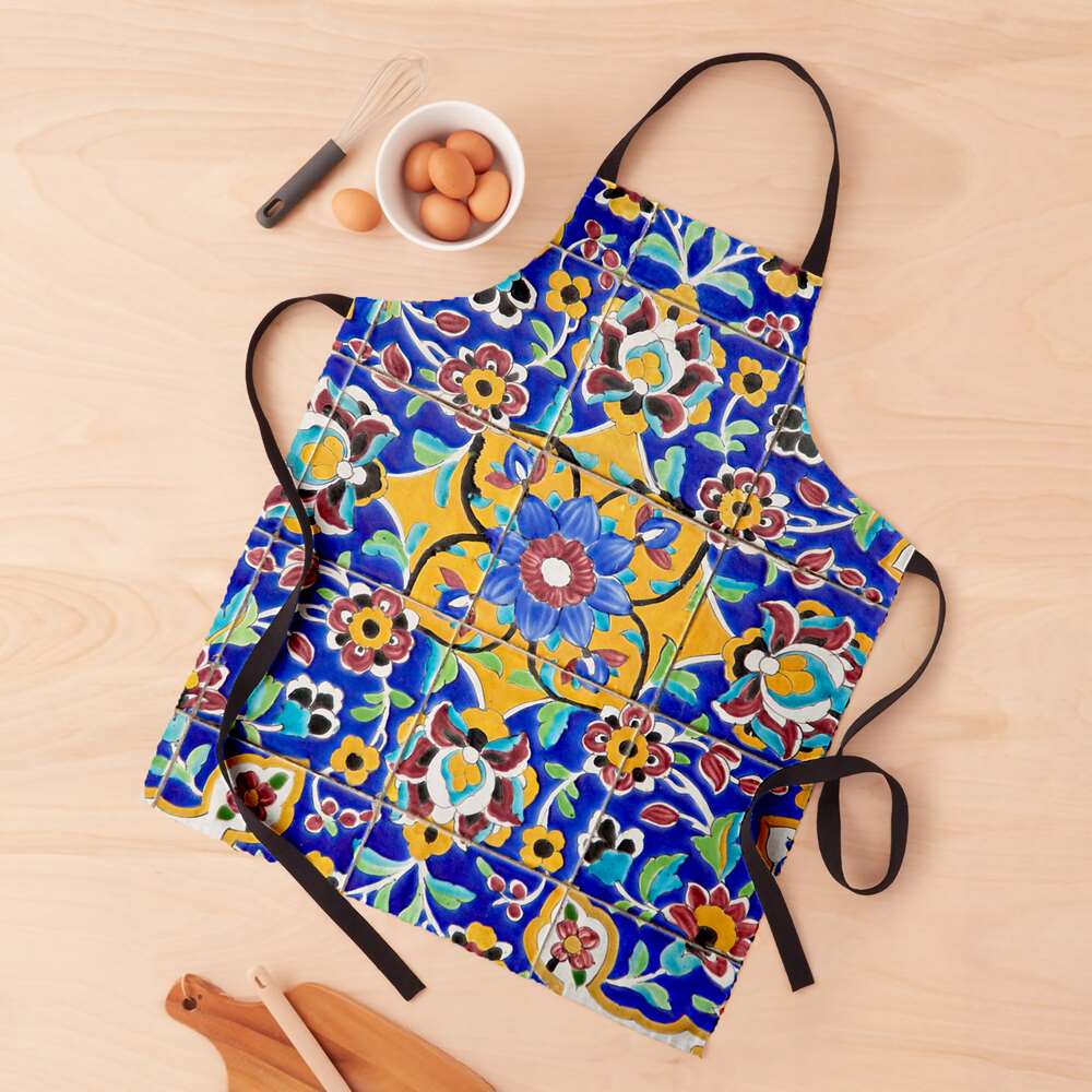 Tablier de Cuisine Style Persan Modèle Tile