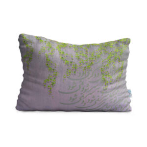 Oreiller de confort reposant pour lit – Housse en velours inspirée de l’art persan modèle Hamegan (2x)