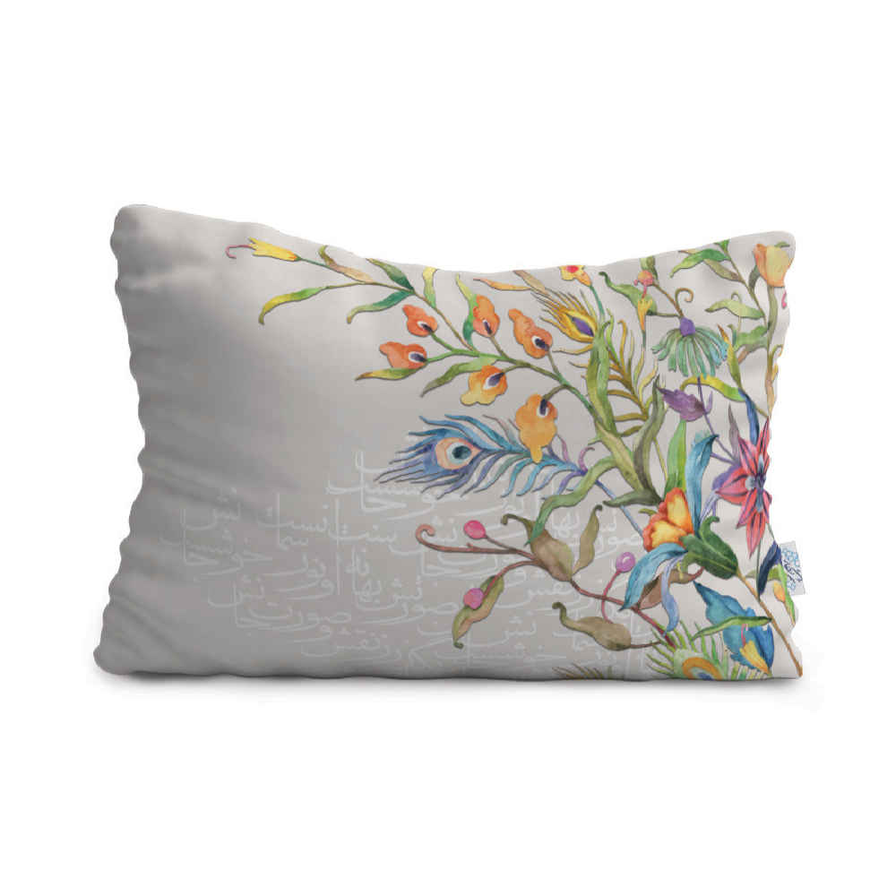 Oreiller de confort reposant pour lit – Housse en velours inspirée de l'art persan modèle Naghsh (2x)