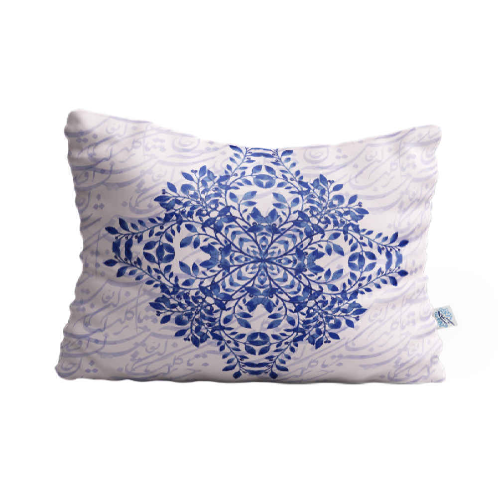 Oreiller de lit confort – Housse en velours inspirée de l’art persan modèle Sama (2x)