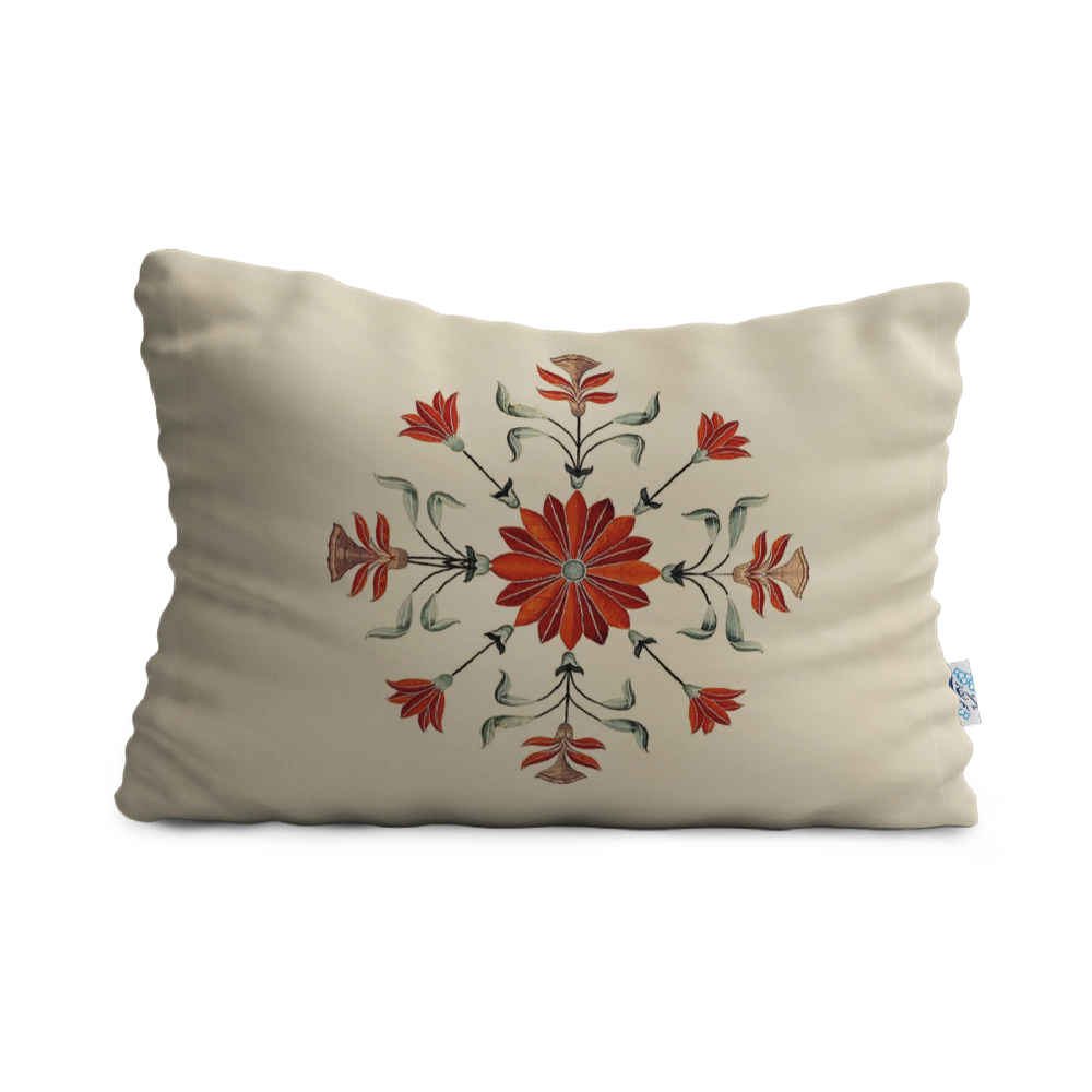 Oreiller de confort reposant pour lit – Housse en velours modèle Shams (2x)