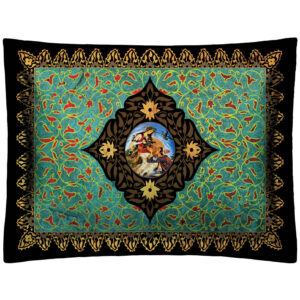 Taie d’oreiller en velours persan – Taille standard modèle Jamal (x2)