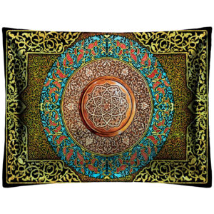Taie d’oreiller en velours persan – Taille standard modèle Mona (x2)