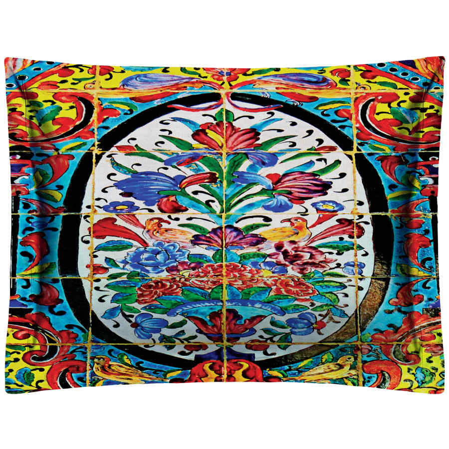 Taie d’oreiller en velours persan – Taille standard modèle Rana (x2)