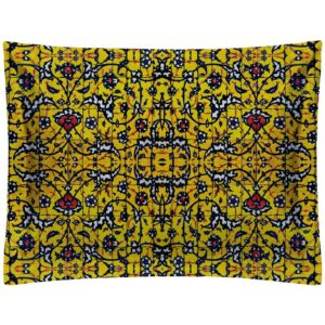 Taie d’oreiller en velours persan – Taille standard modèle Tile (x2)