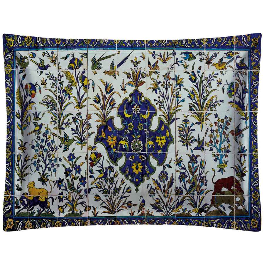Taie d’oreiller en velours persan – Taille standard modèle Zohreh (x2)