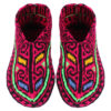 Chaussons au Crochet d’Azerbaïdjan pour Femme en Fibre Acrylique Tricotée – Modèle Ayta