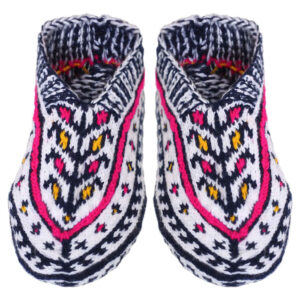 Pantoufles en crochet Azerbaïdjan pour femmes en fibre acrylique tricotée Dastbaf