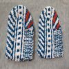 Pantoufles en crochet Azerbaïdjan pour femmes en fibre acrylique tricotée Farima