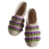 Chaussons au Crochet pour Femme en Coton Tricoté – Modèle Morvarid