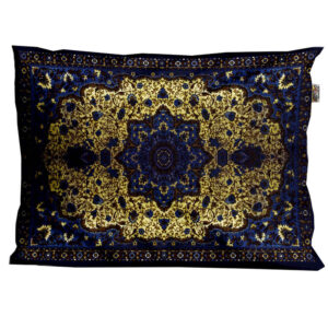 Taie d’oreiller en velours persan – Taille standard avec motif traditionnel (x2)