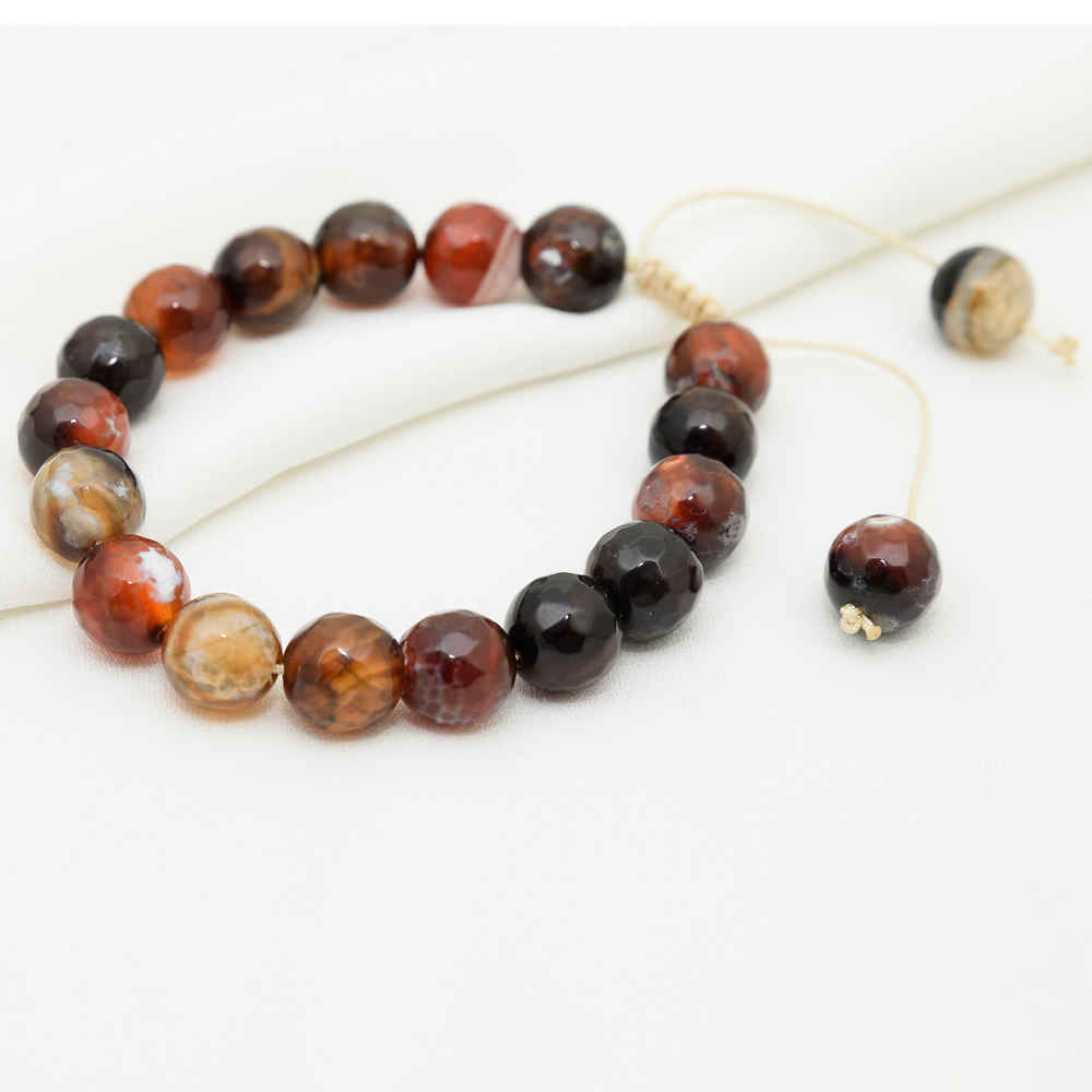 Bracelet Perlé pour Femme – Agate Sulemani