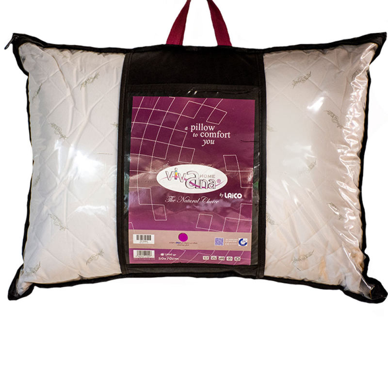 Oreiller de lit Confort Reposant – Housse en coton ultra douce Modèle Laico (lot de 2)